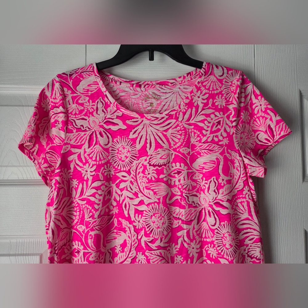 NWOT Lilly Pulitzer Etta Scoop-Neck Top - Picture 5 of 11